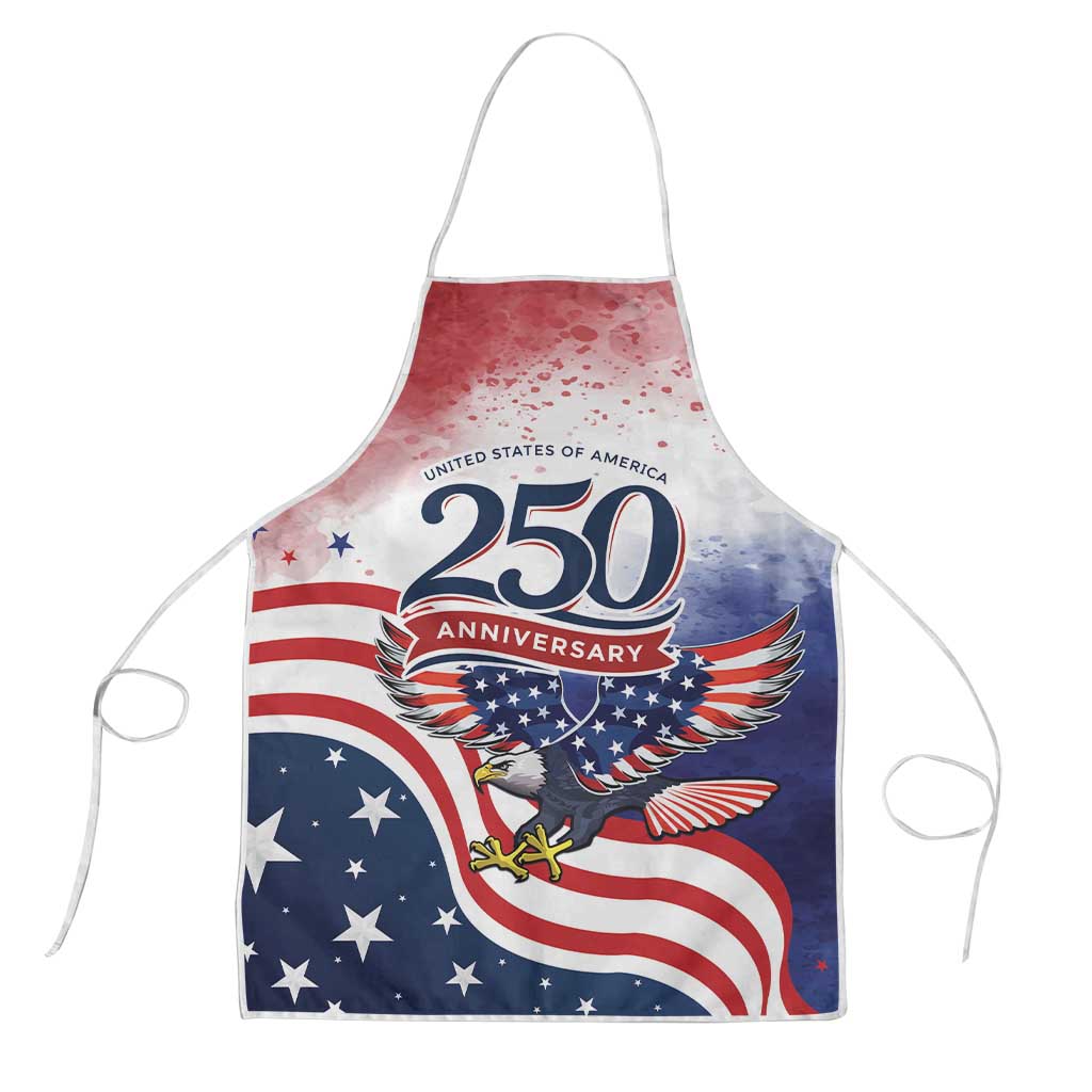 USA 250 Years of Freedom Apron American Patriotic