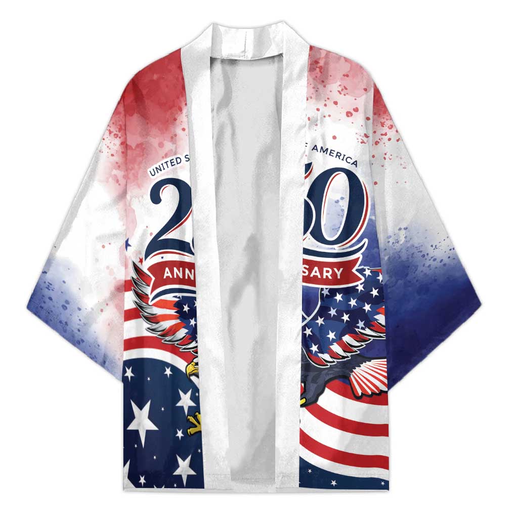 Personalized USA 250 Years of Freedom Kimono American Patriotic