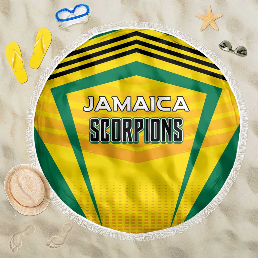 Cricket Jamaica Scorpions Beach Blanket We Made Legends