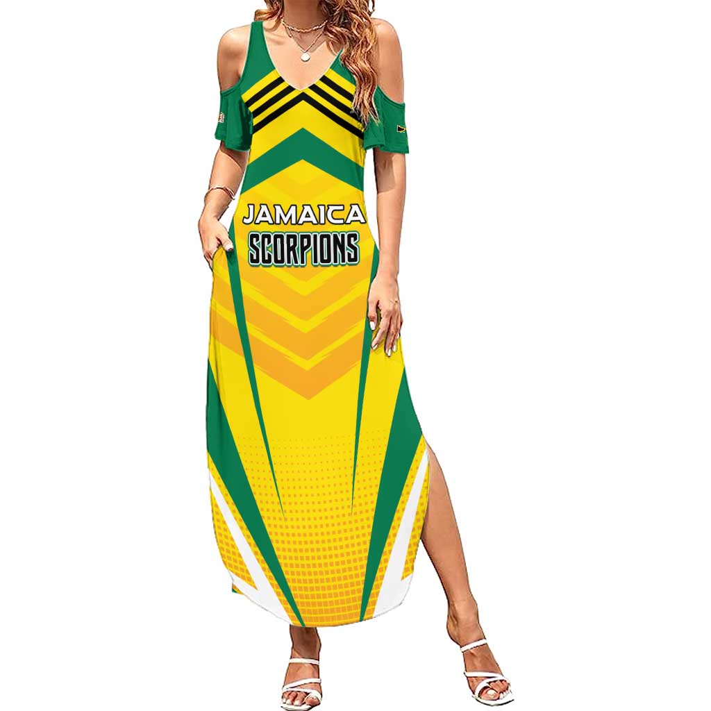 Custom Cricket Jamaica Scorpions Summer Maxi Dress We Made Legends