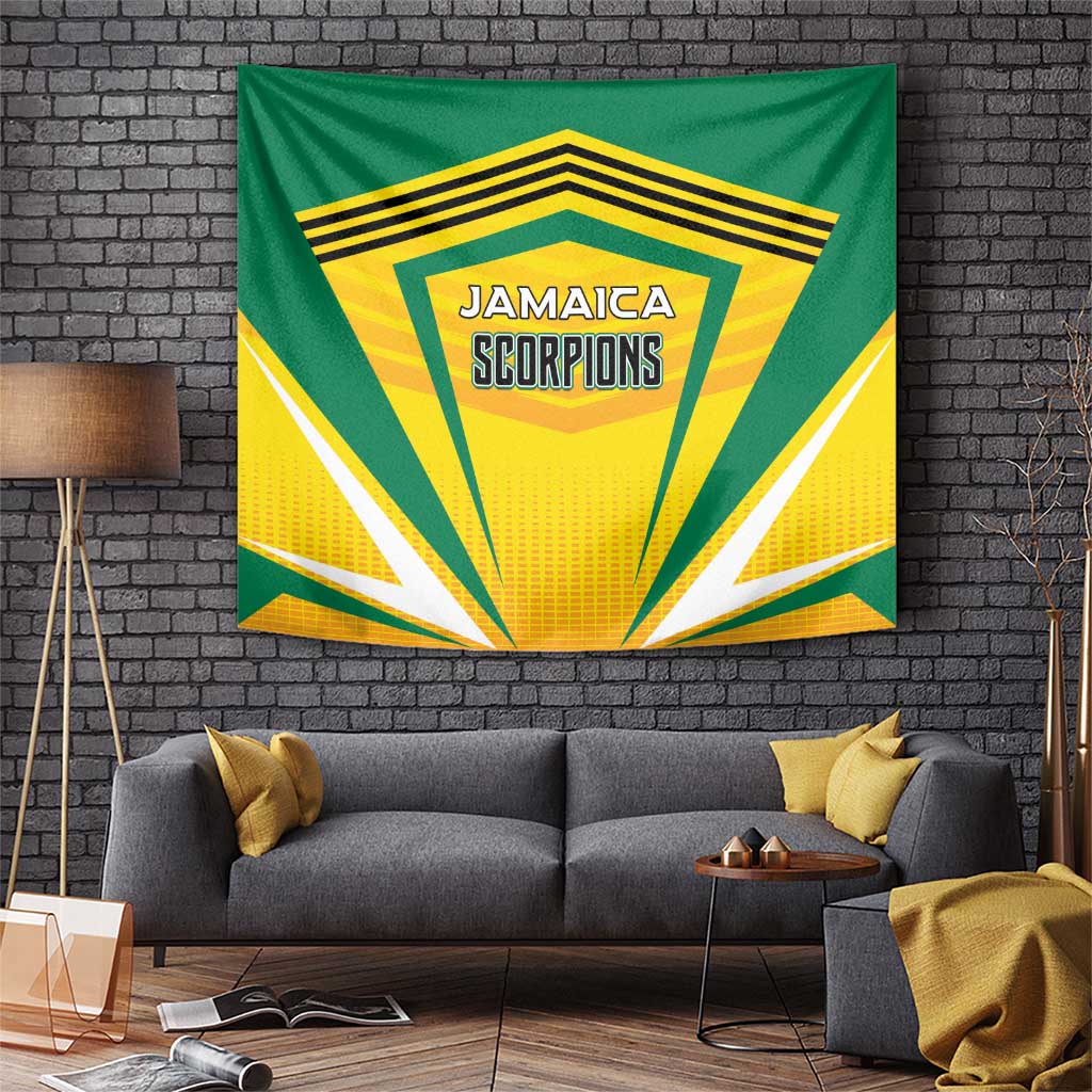 Cricket Jamaica Scorpions Tapestry We Made Legends