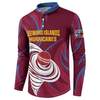 Custom Cricket Leeward Hurricanes Button Sweatshirt Come On Hurricanes Boys