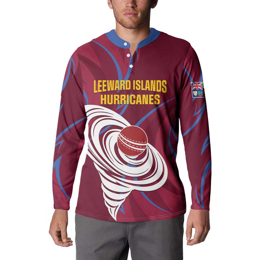Custom Cricket Leeward Hurricanes Button Sweatshirt Come On Hurricanes Boys