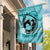 Personalized Kentucky Horse Racing 2024 Garden Flag Beauty and The Horse Teal Version - Wonder Print Shop