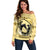 Personalized Kentucky Horse Racing 2024 Off Shoulder Sweater Beauty and The Horse Yellow Version - Wonder Print Shop