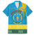 Personalized Rwanda Family Matching Summer Maxi Dress and Hawaiian Shirt Coat of Arms With African Pattern - Wonder Print Shop