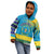 Personalized Rwanda Kid Hoodie Coat of Arms With African Pattern - Wonder Print Shop