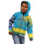 Personalized Rwanda Kid Hoodie Coat of Arms With African Pattern - Wonder Print Shop