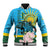 Rwanda Independence Day Baseball Jacket Leopard With Roses - Wonder Print Shop