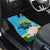 Rwanda Independence Day Car Mats Leopard With Roses - Wonder Print Shop