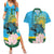 Rwanda Independence Day Couples Matching Summer Maxi Dress and Hawaiian Shirt Leopard With Roses - Wonder Print Shop