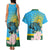 Rwanda Independence Day Couples Matching Tank Maxi Dress and Hawaiian Shirt Leopard With Roses - Wonder Print Shop