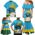 Rwanda Independence Day Family Matching Mermaid Dress and Hawaiian Shirt Leopard With Roses - Wonder Print Shop