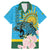 Rwanda Independence Day Family Matching Mermaid Dress and Hawaiian Shirt Leopard With Roses - Wonder Print Shop