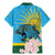 Rwanda Independence Day Family Matching Mermaid Dress and Hawaiian Shirt Leopard With Roses - Wonder Print Shop