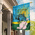 Rwanda Independence Day Garden Flag Leopard With Roses - Wonder Print Shop