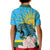 Rwanda Independence Day Kid Polo Shirt Leopard With Roses - Wonder Print Shop