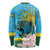 Rwanda Independence Day Long Sleeve Shirt Leopard With Roses - Wonder Print Shop