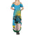 Rwanda Independence Day Summer Maxi Dress Leopard With Roses