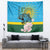 Rwanda Independence Day Tapestry Leopard With Roses