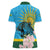 Rwanda Independence Day Women Polo Shirt Leopard With Roses - Wonder Print Shop