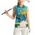 Rwanda Independence Day Women Sleeveless Polo Shirt Leopard With Roses - Wonder Print Shop