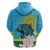 Rwanda Independence Day Zip Hoodie Leopard With Roses