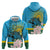 Rwanda Independence Day Zip Hoodie Leopard With Roses