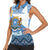 Personalized Somalia Independence Day 2024 Women Sleeveless Polo Shirt Somali Star Leopard Mix African Pattern