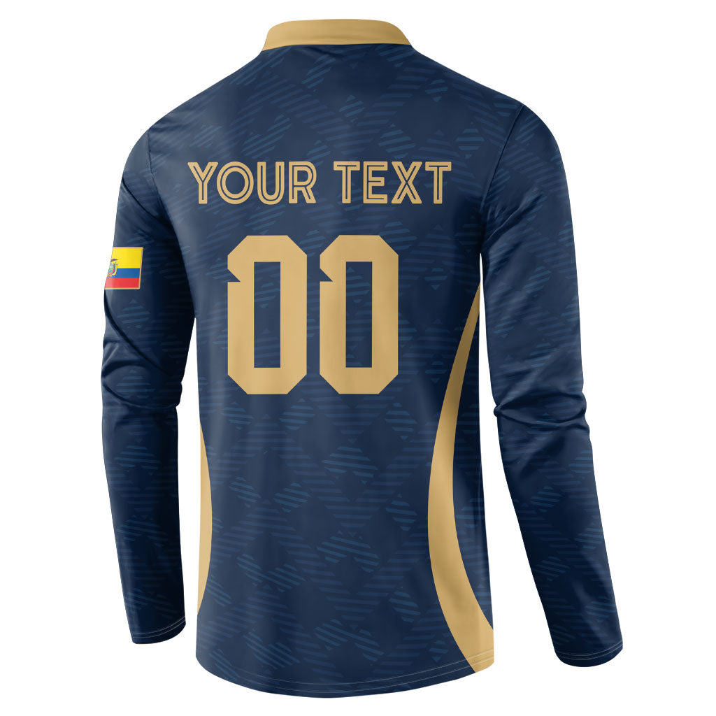Custom Ecuador 2026 World Football Button Sweatshirt La Tri Go Champion