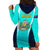 Australia Soccer Hoodie Dress Matildas Sporty Turquoise Version - Wonder Print Shop