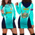 Australia Soccer Hoodie Dress Matildas Sporty Turquoise Version - Wonder Print Shop