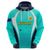 Personalised Australia Soccer Hoodie Matildas Sporty Turquoise Version - Wonder Print Shop