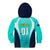 Personalised Australia Soccer Kid Hoodie Matildas Sporty Turquoise Version - Wonder Print Shop