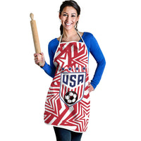 Soccer 2026 USA Apron Red Star Stylized