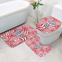 Soccer 2026 USA Bathroom Set Red Star Stylized