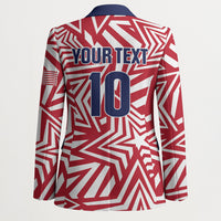 Custom Soccer 2026 USA Blazer Red Star Stylized