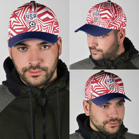 Soccer 2026 USA Classic Cap Red Star Stylized