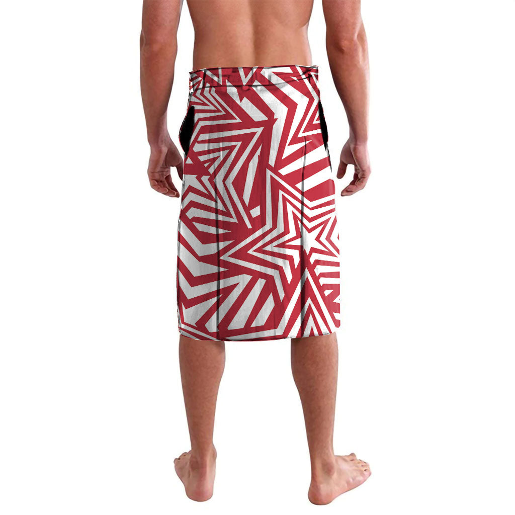 Custom Soccer 2026 USA Lavalava Red Star Stylized