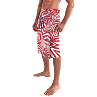 Custom Soccer 2026 USA Lavalava Red Star Stylized