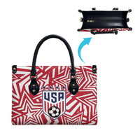 Soccer 2026 USA Leather Bag Red Star Stylized