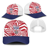 Soccer 2026 USA Mesh Trucker Cap Red Star Stylized