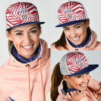 Soccer 2026 USA Mesh Trucker Cap Red Star Stylized