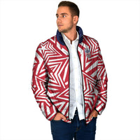 Custom Soccer 2026 USA Padded Jacket Red Star Stylized