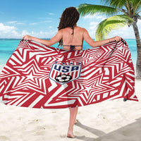 Soccer 2026 USA Sarong Red Star Stylized