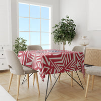 Soccer 2026 USA Tablecloth Red Star Stylized