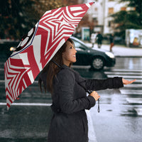 Soccer 2026 USA Umbrella Red Star Stylized