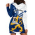 Finland Hoodie Dress Suomi Lion With Lily of the Valley - Wonder Print Shop