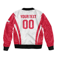 Custom Poland 2026 Volleyball Bomber Jacket Polish Eagle Champions