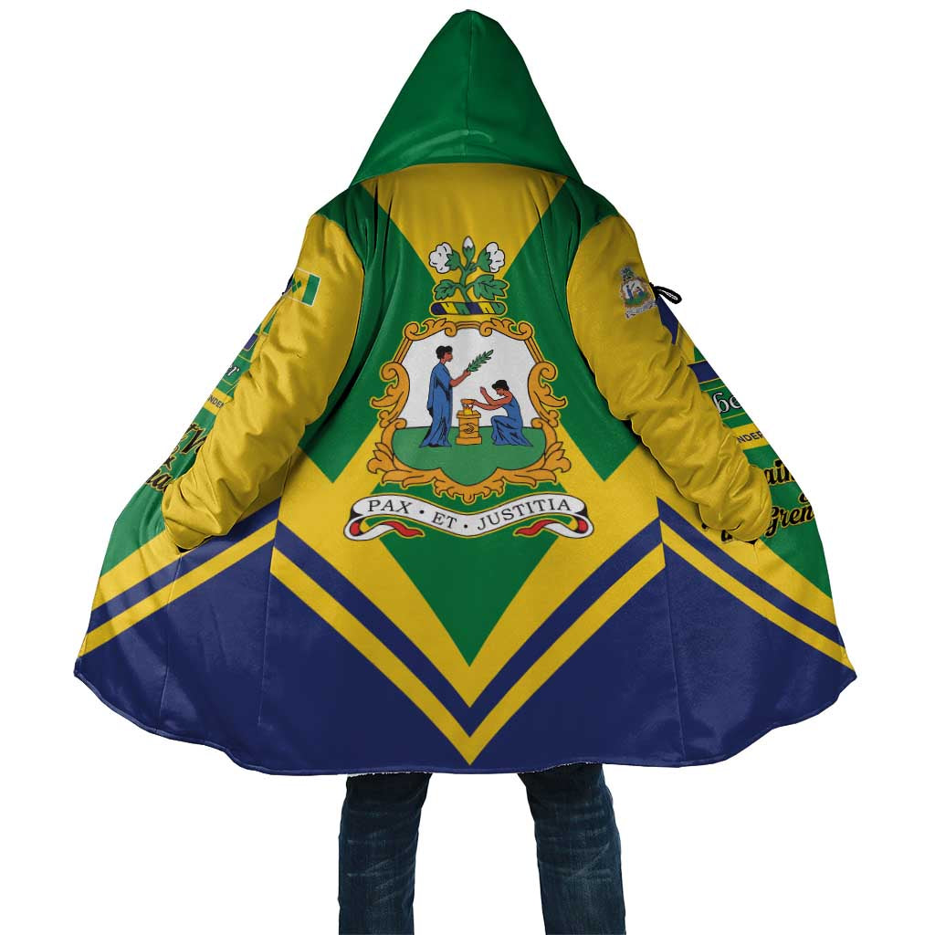 Saint Vincent and the Grenadines Independence Day Cloak Simple Style - Wonder Print Shop